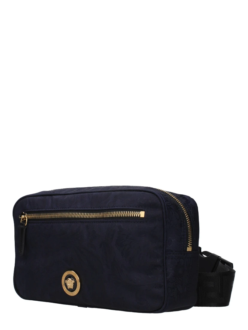 Blue Fabric Backpack