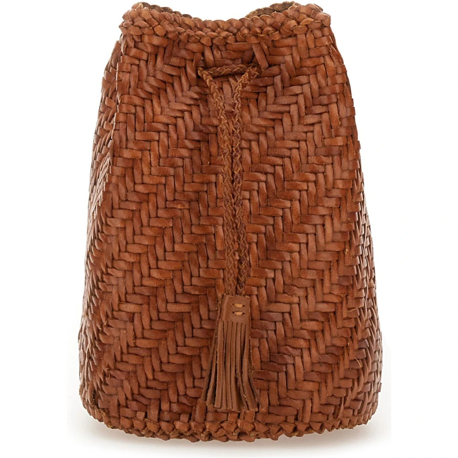 BORSA "POMPOM DOUBLE JUMP TAN"