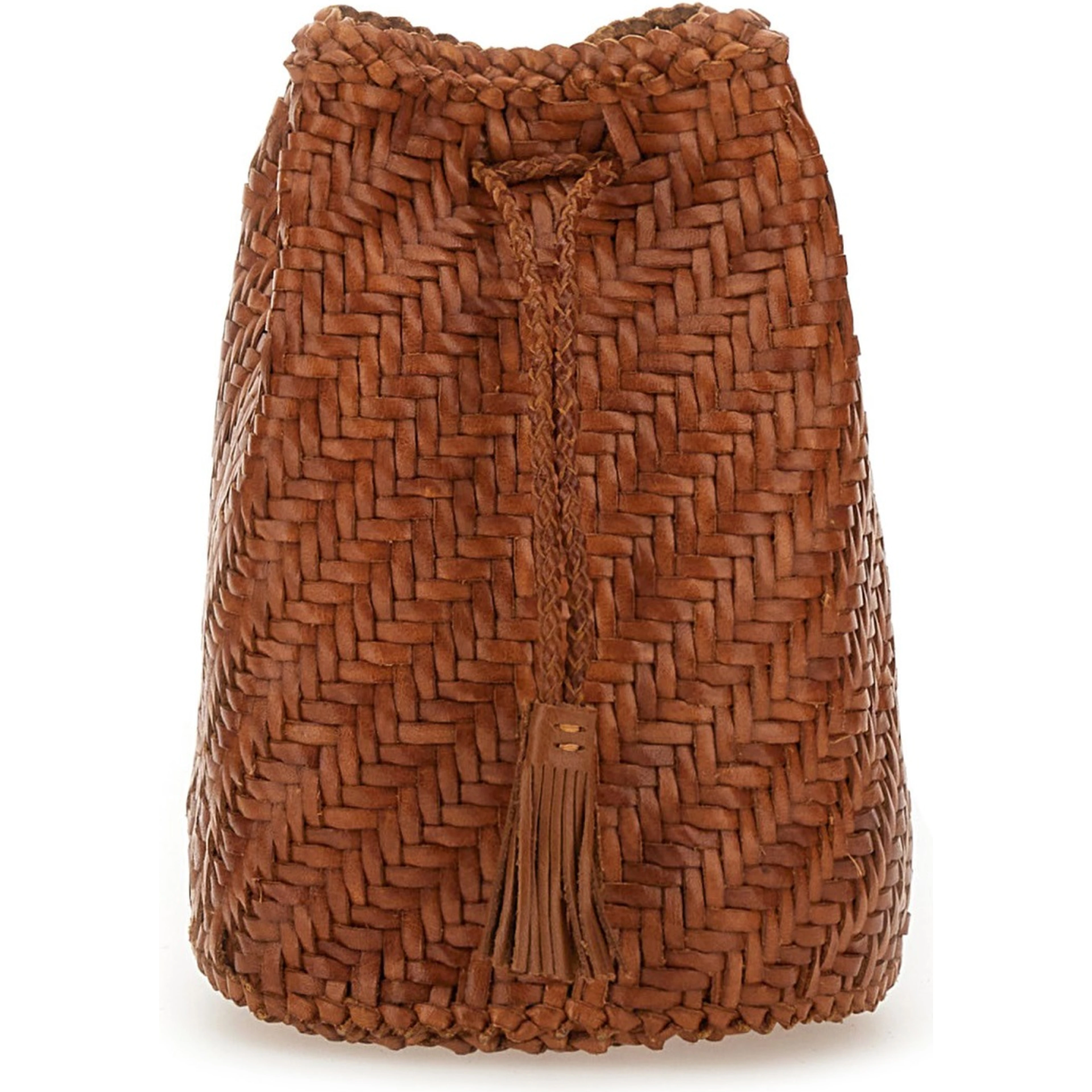 BORSA "POMPOM DOUBLE JUMP TAN"