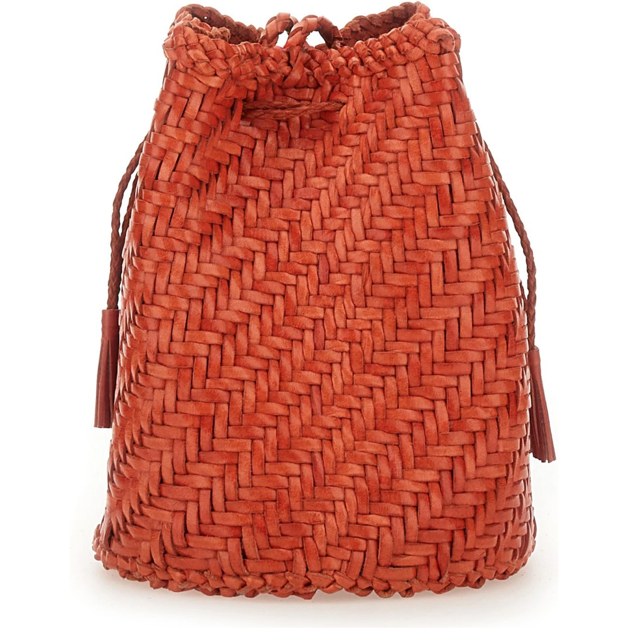 BORSA "POMPOM DOUBLE JUMP TAN"