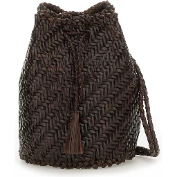 BORSA "POMPOM DOUBLE JUMP TAN"