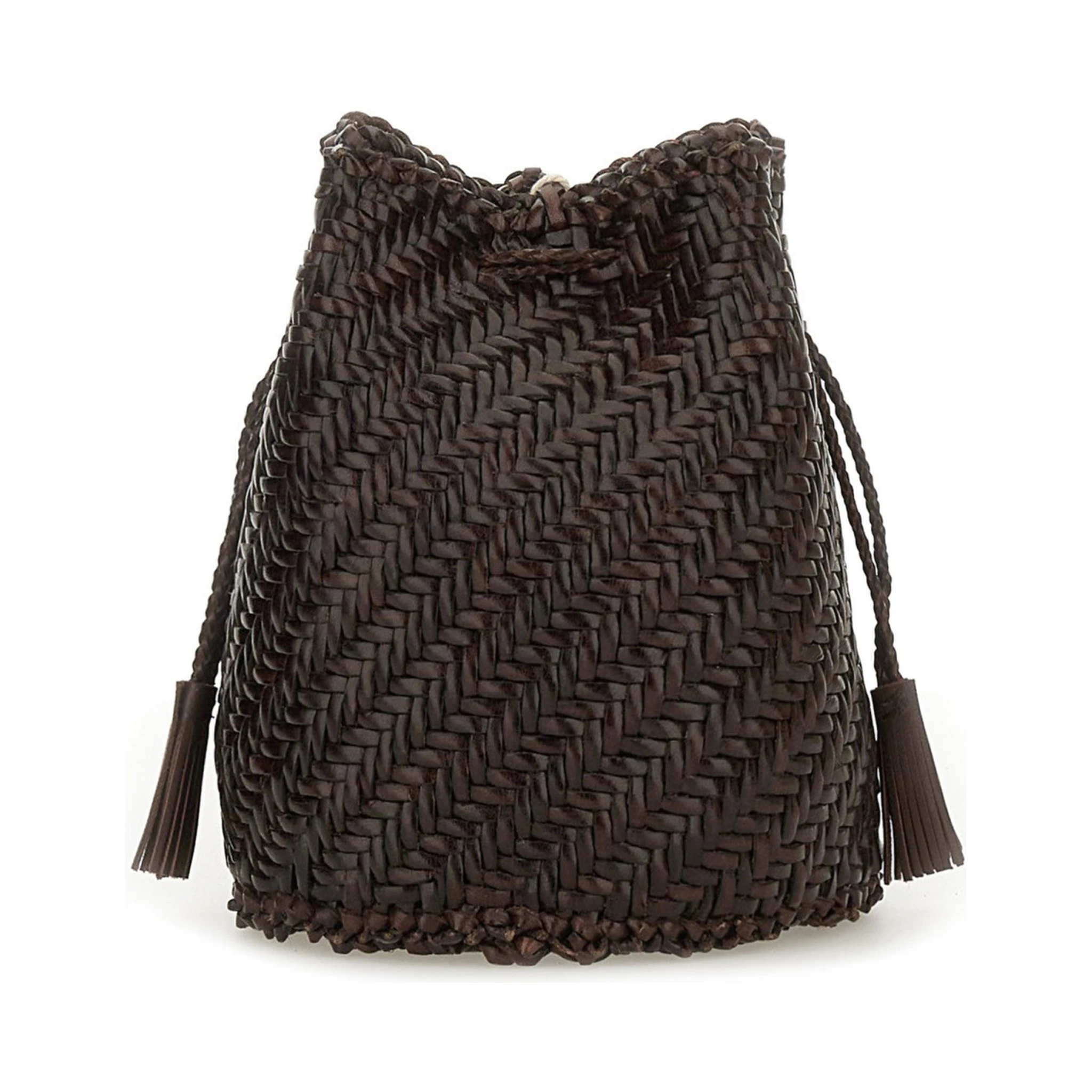 BORSA "POMPOM DOUBLE JUMP TAN"