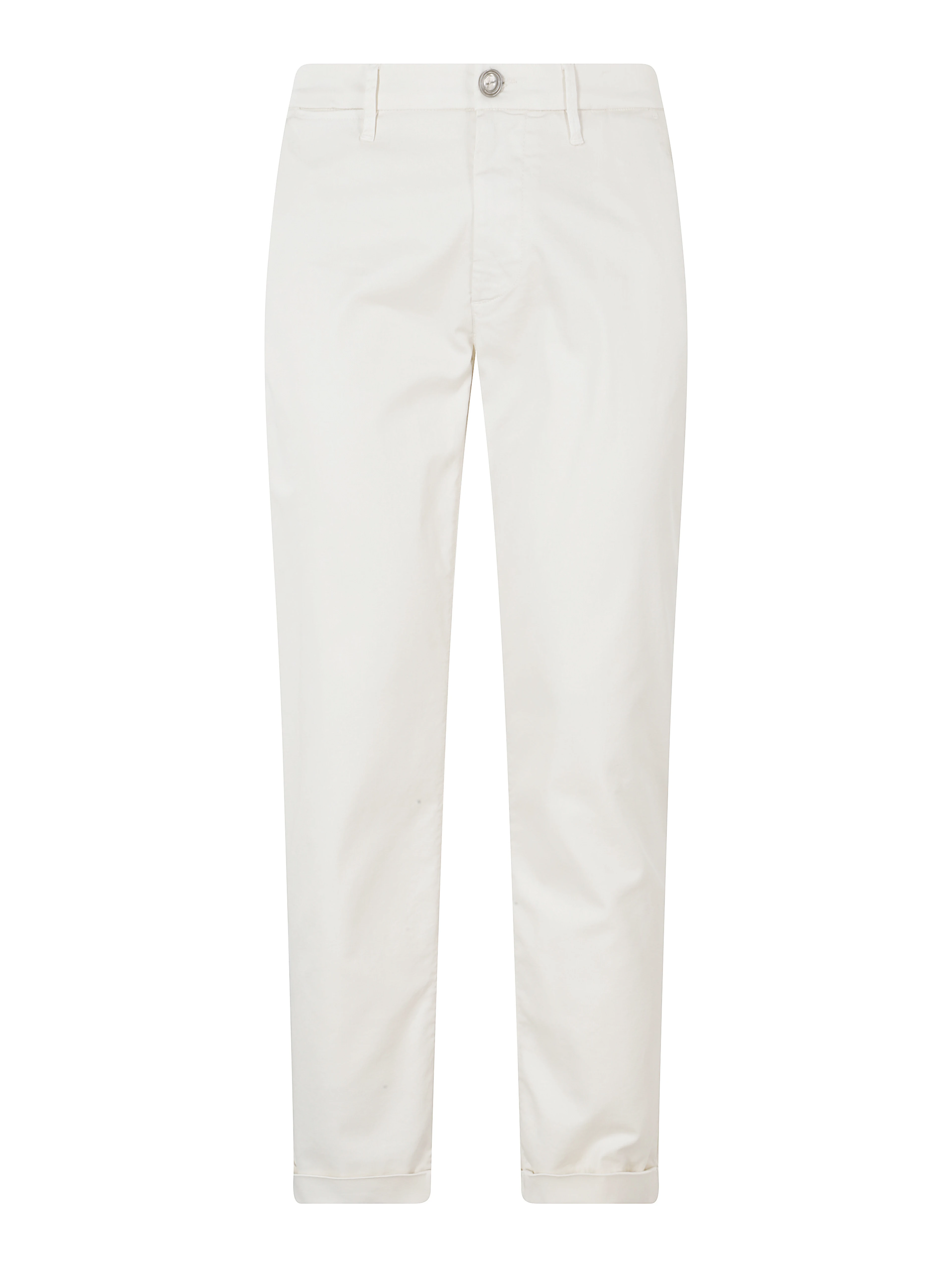 MUCHA CHINOS CON RISVOLTO DIAGONALE TENCEL