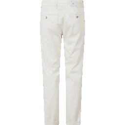MUCHA CHINOS CON RISVOLTO DIAGONALE TENCEL