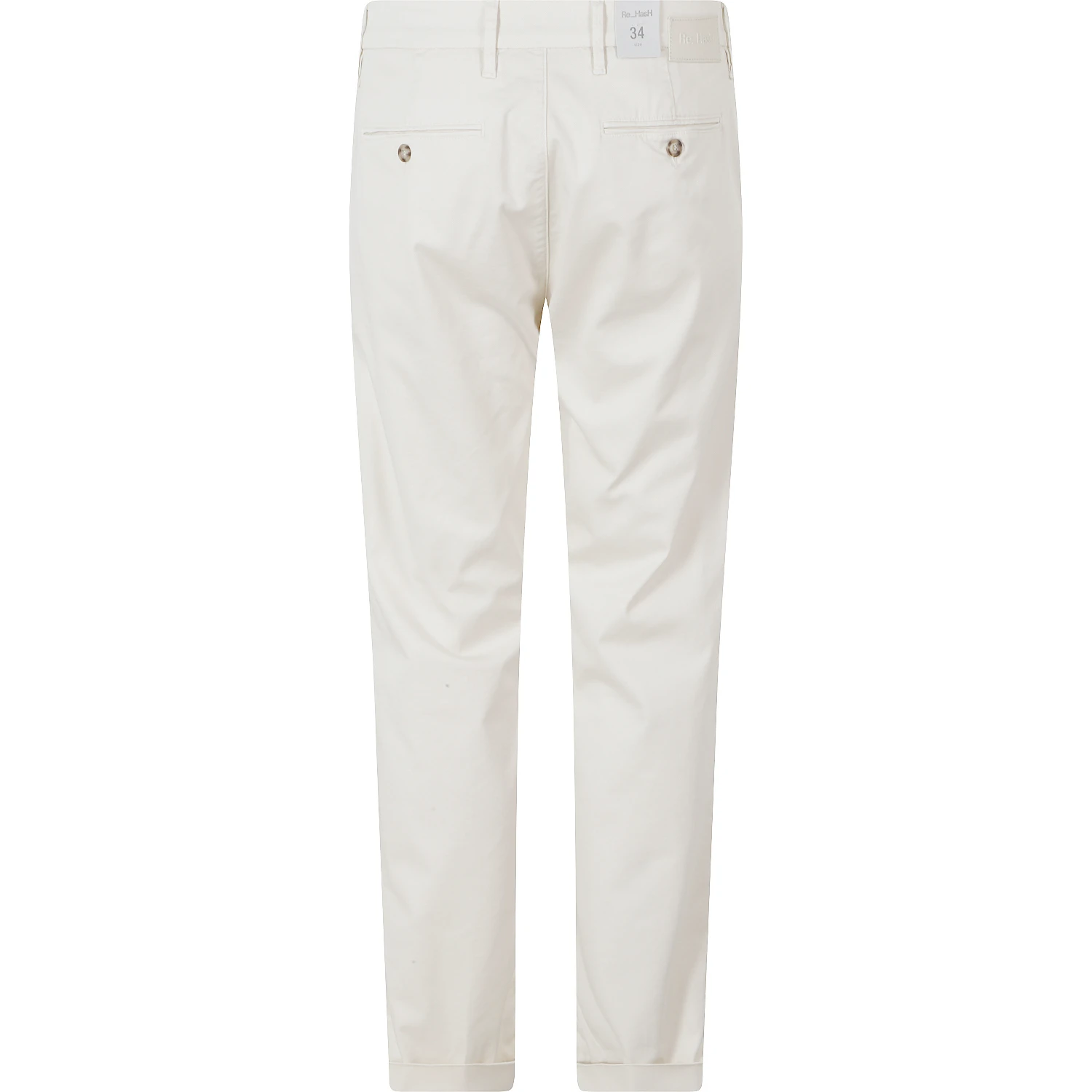 MUCHA CHINOS CON RISVOLTO DIAGONALE TENCEL
