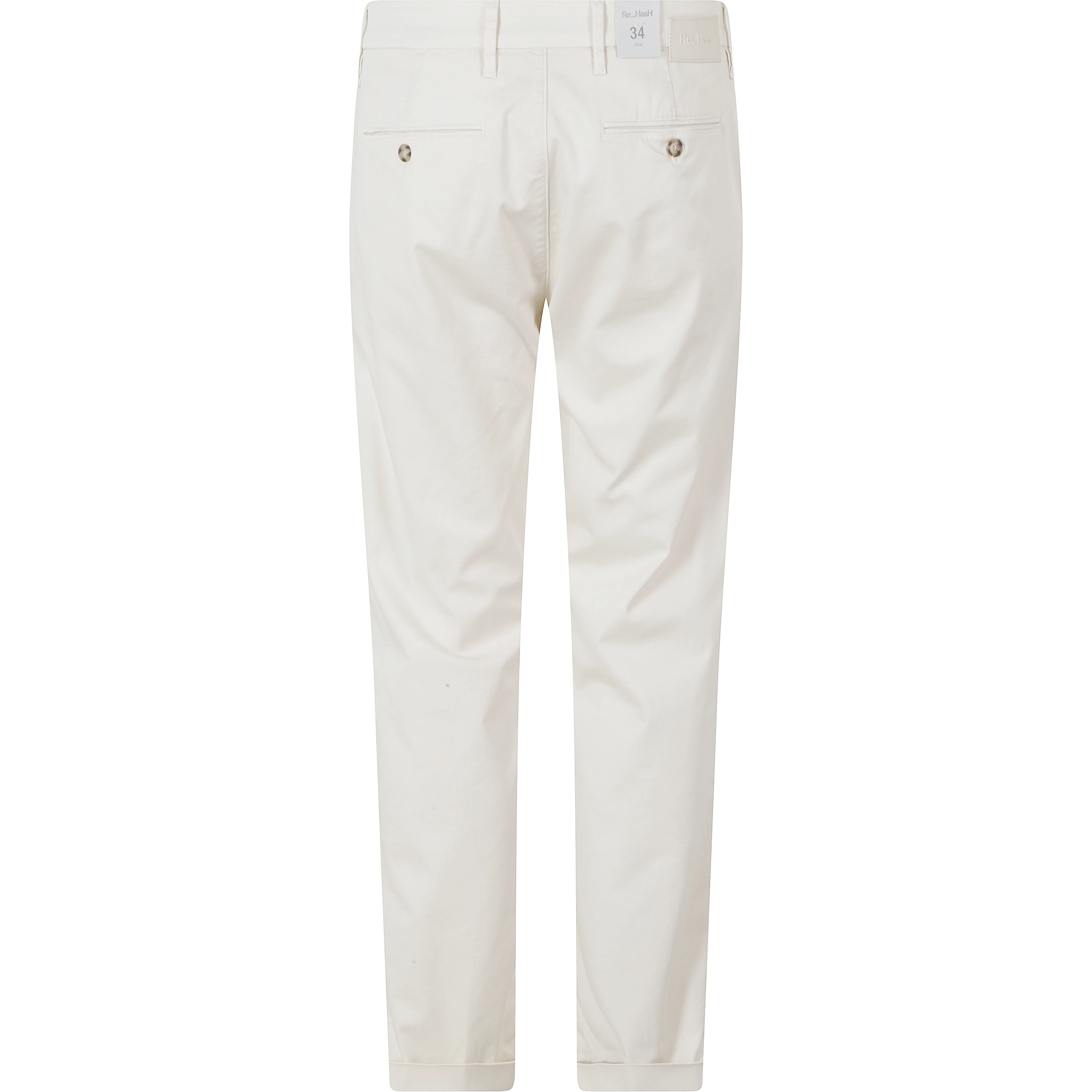 MUCHA CHINOS CON RISVOLTO DIAGONALE TENCEL
