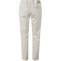 MUCHA CHINOS CON RISVOLTO DIAGONALE TENCEL