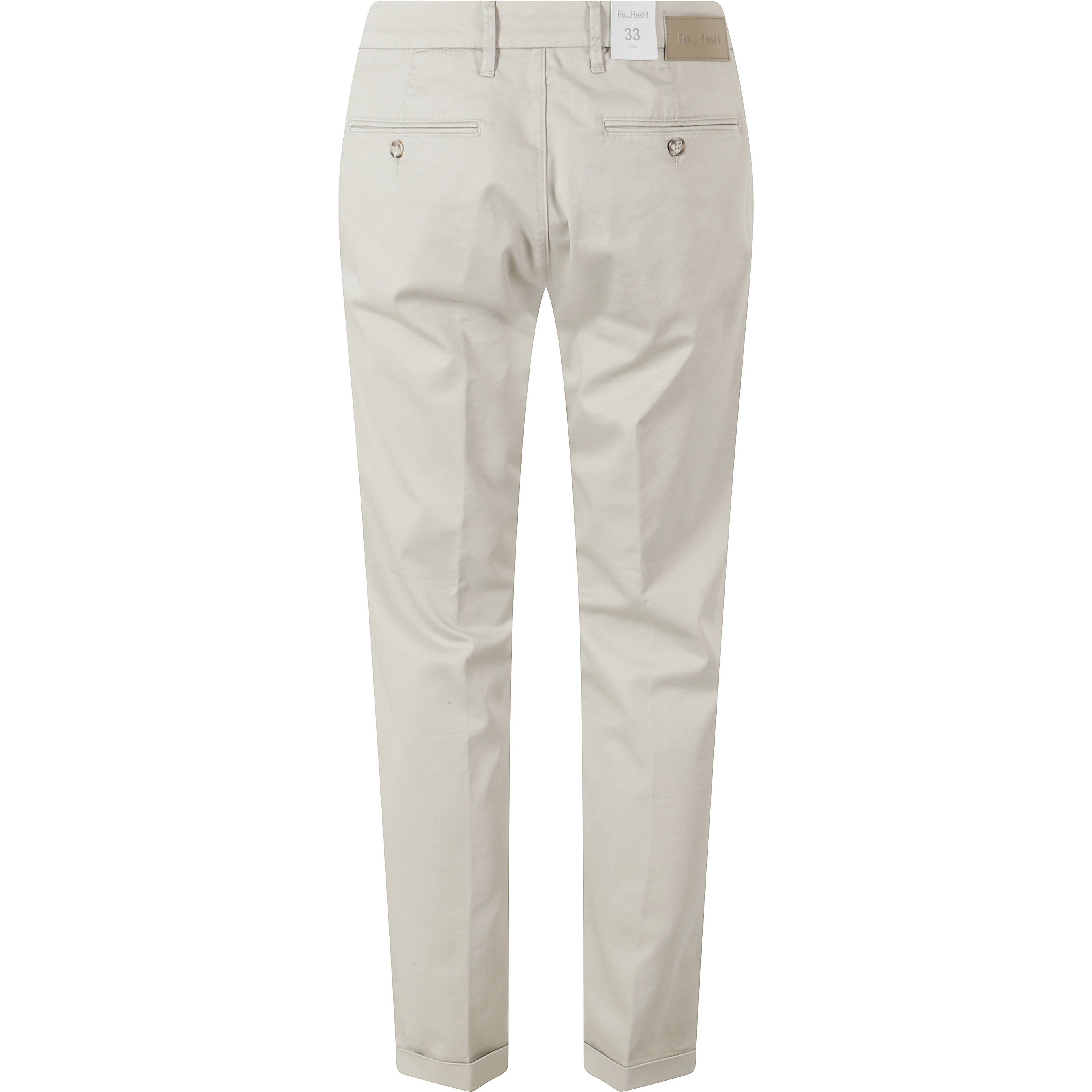 MUCHA CHINOS CON RISVOLTO DIAGONALE TENCEL