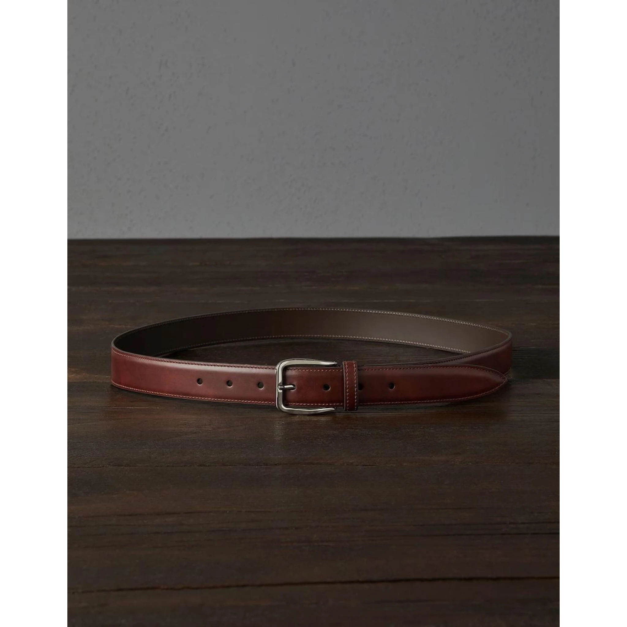 Brown Leather Regular Belt