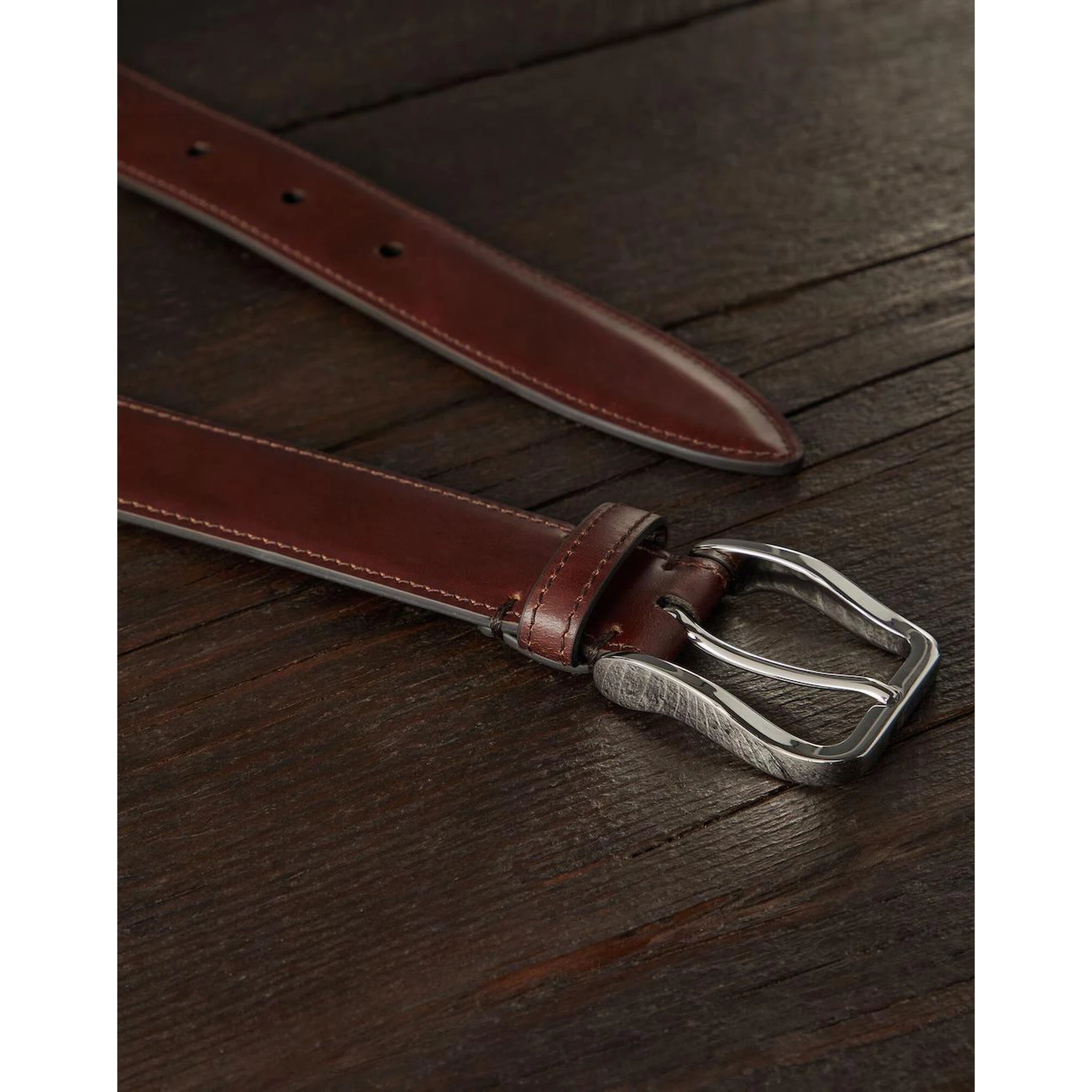 Brown Leather Regular Belt