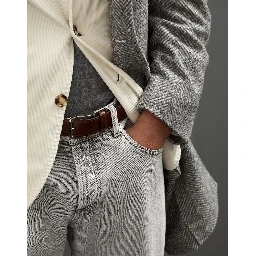 Brown Leather Regular Belt