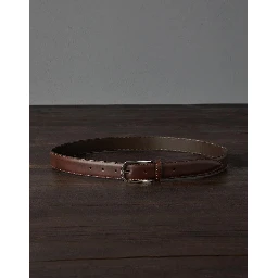 Brown Leather Regular Belt