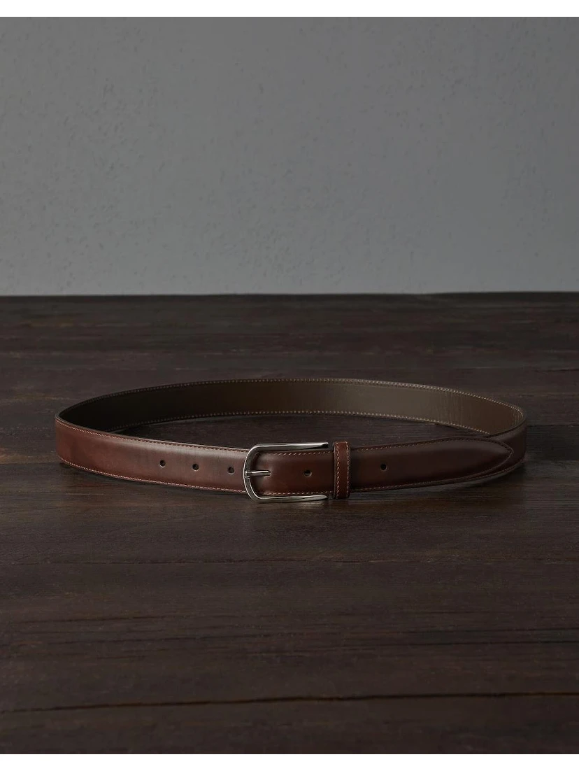 Brown Leather Regular Belt