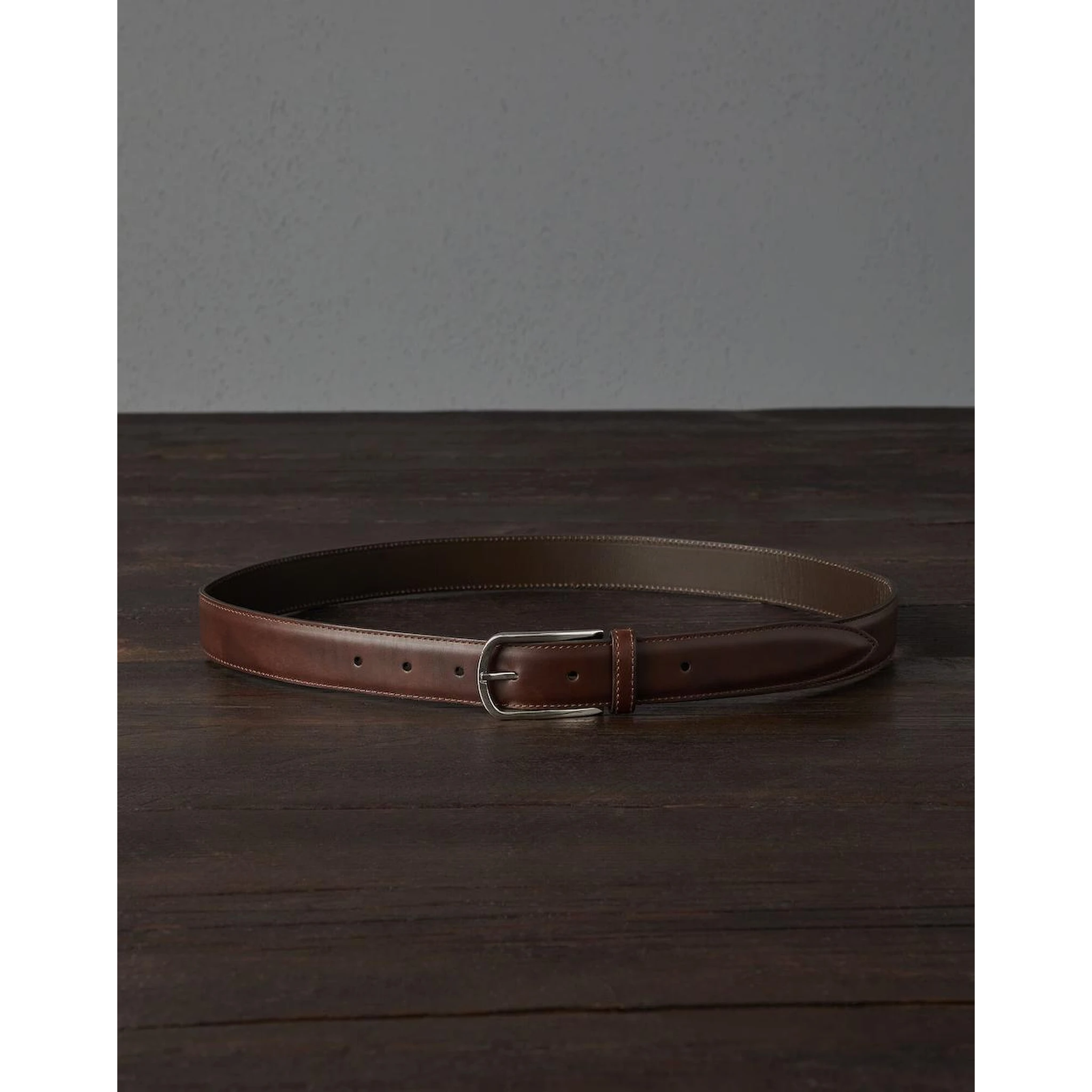 Brown Leather Regular Belt