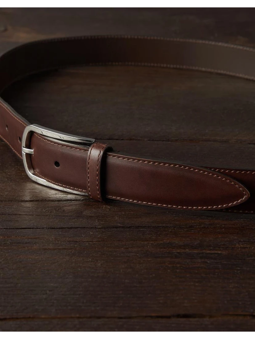 Brown Leather Regular Belt