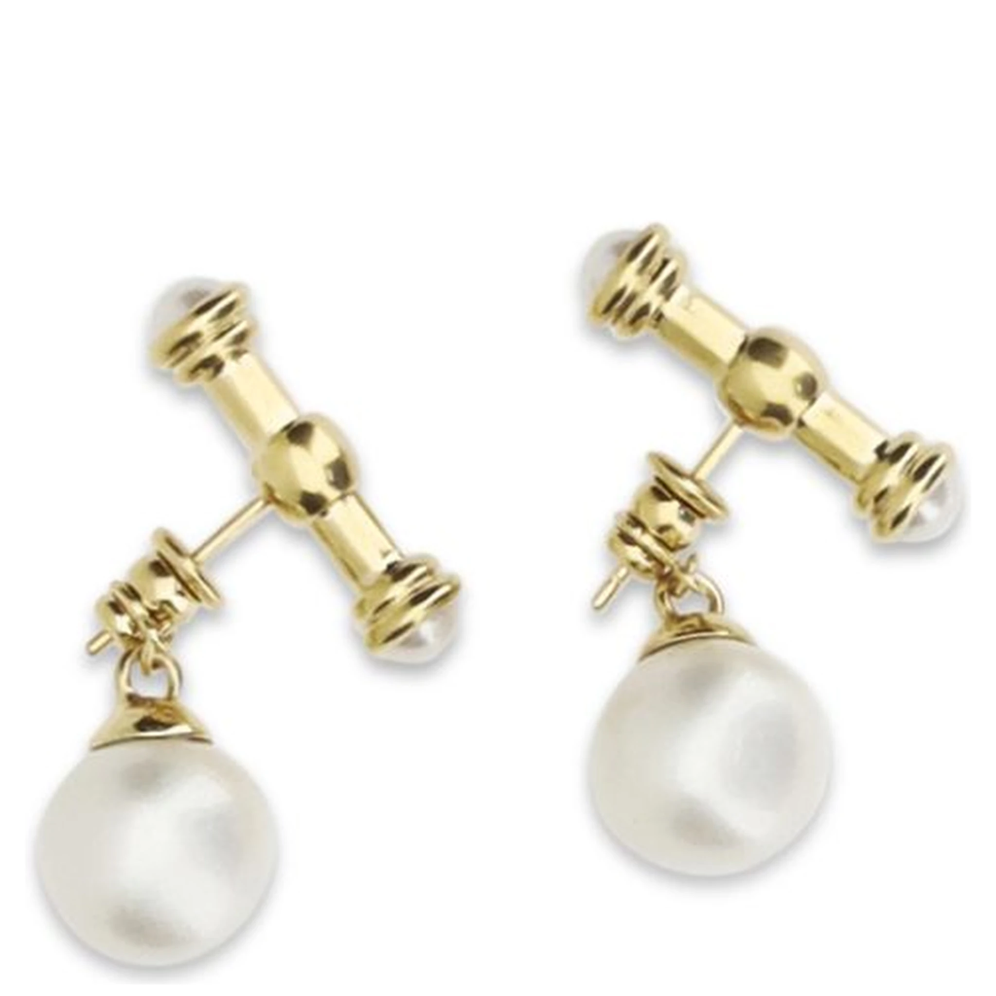 Gold Metal Earrings
