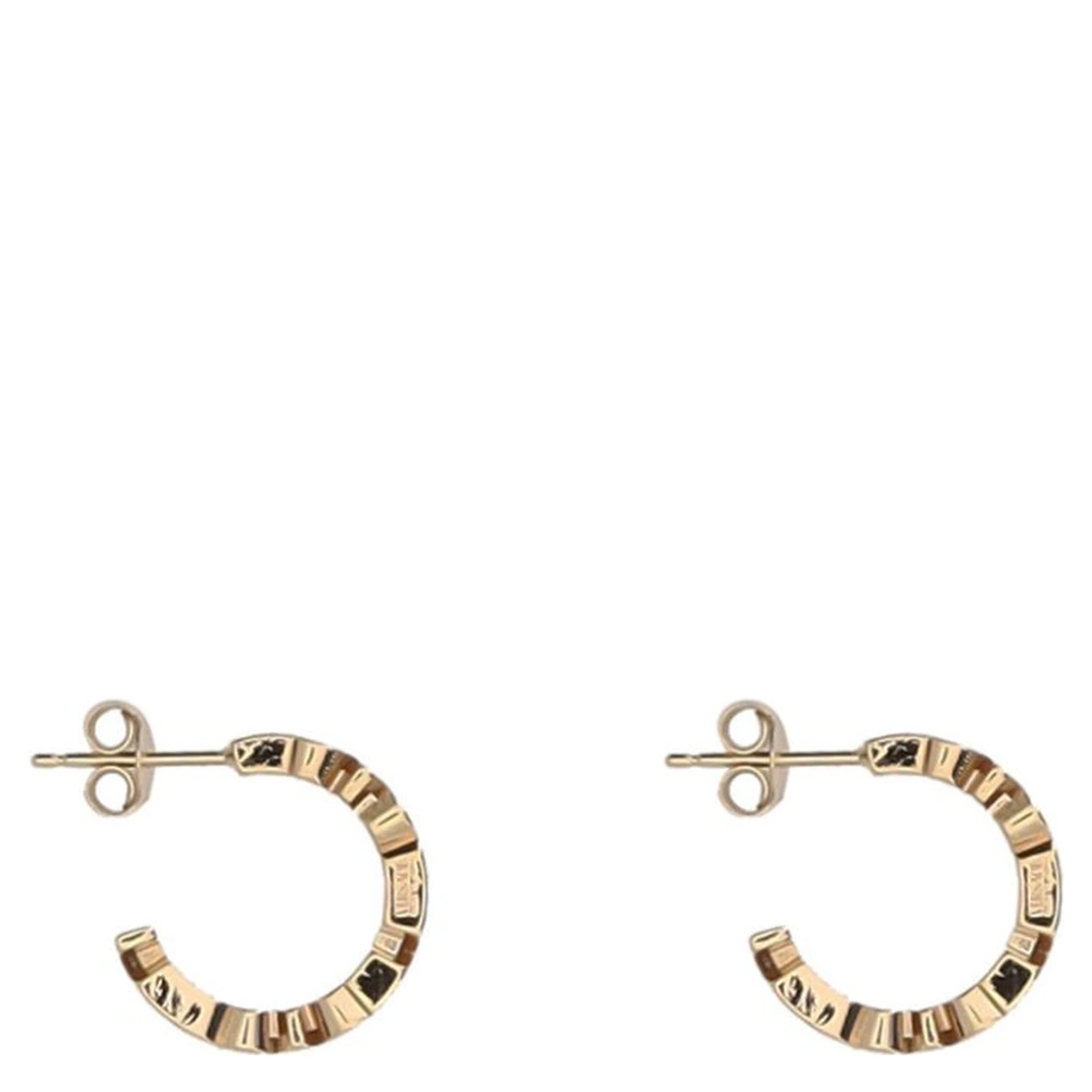 Gold Brass Earrings