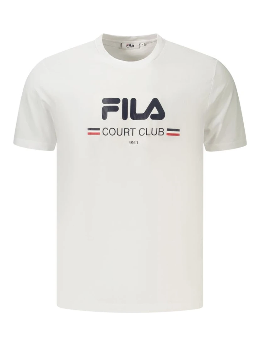 White Cotton Mens T-Shirt