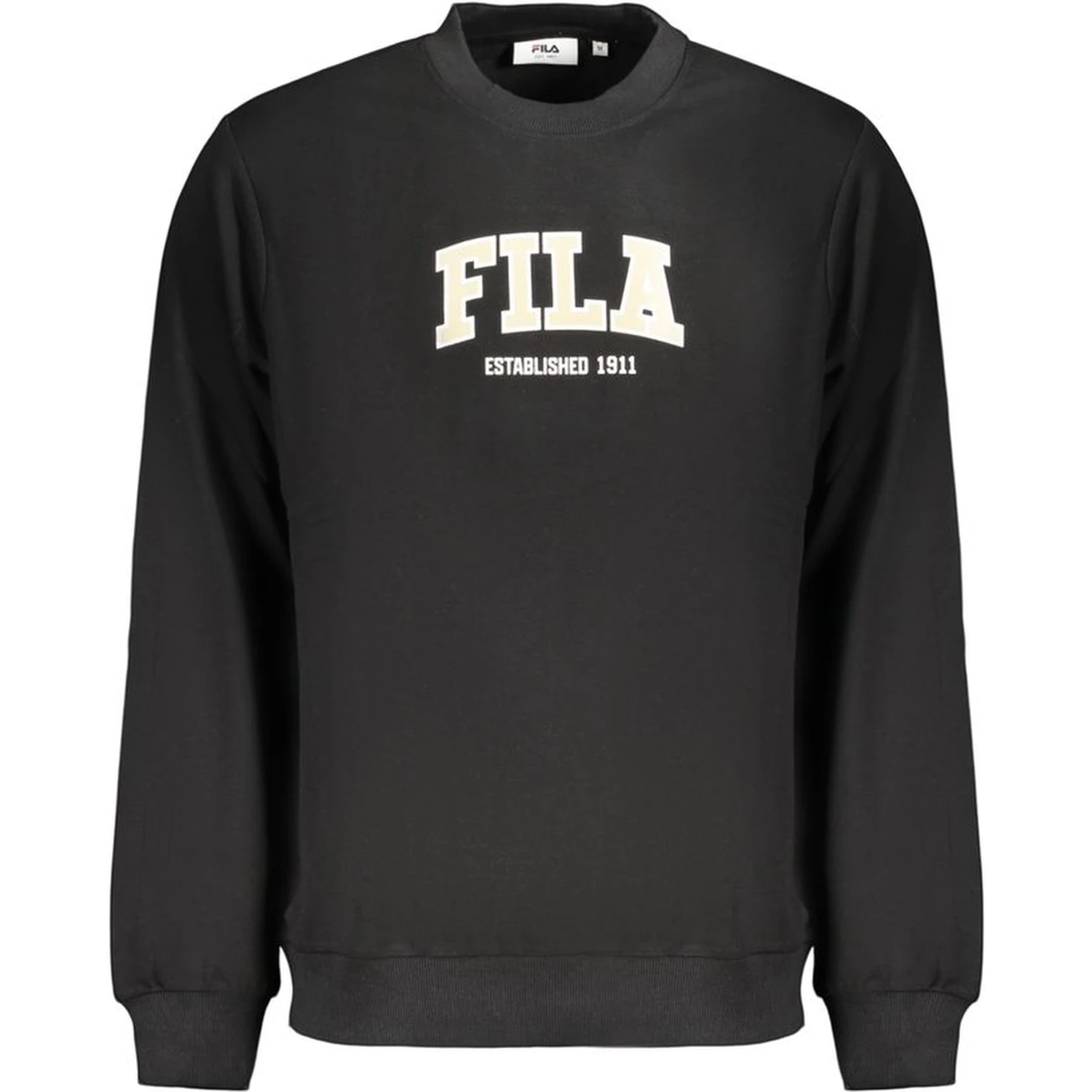 Black Cotton Men's Sweatshirt