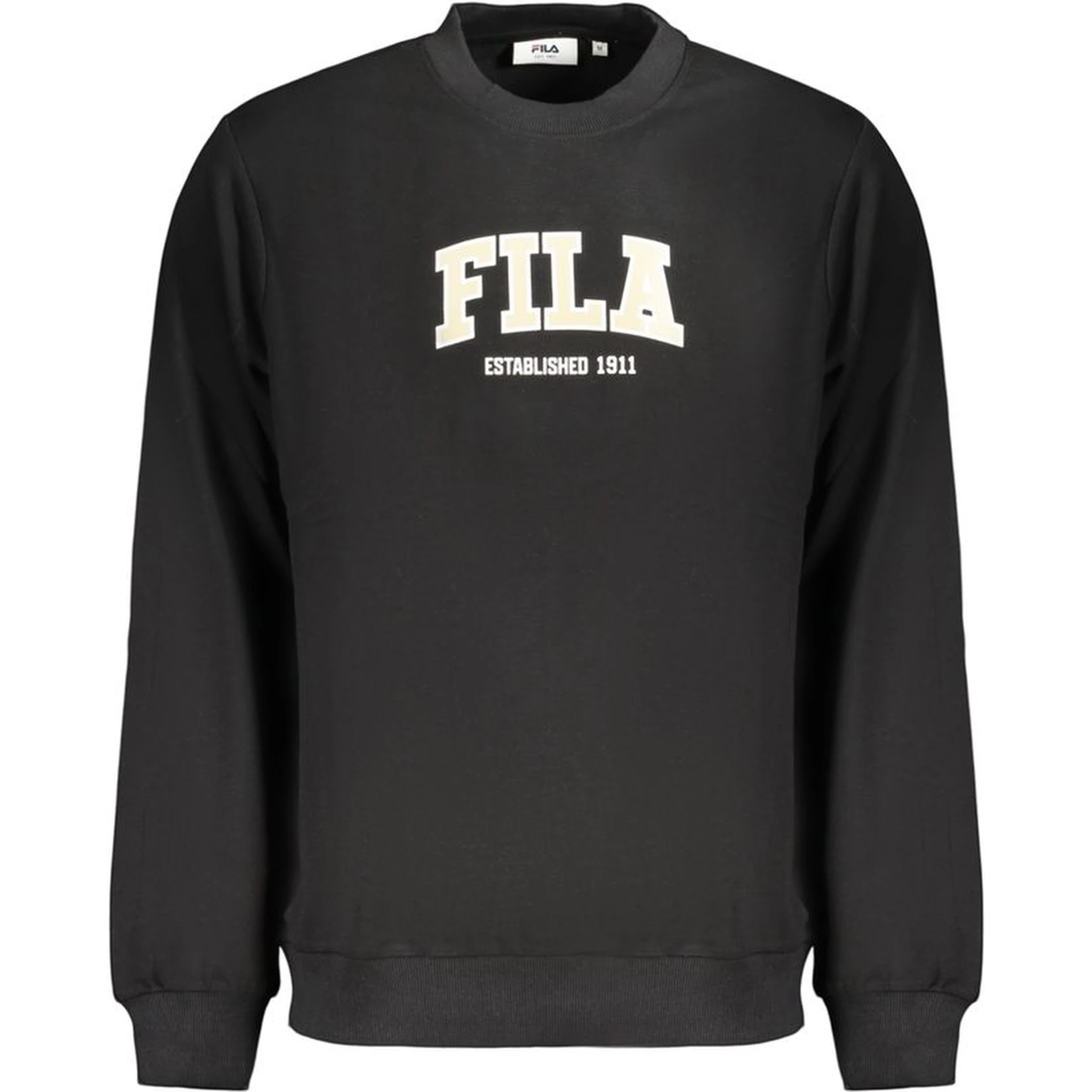 Black Cotton Men's Sweatshirt