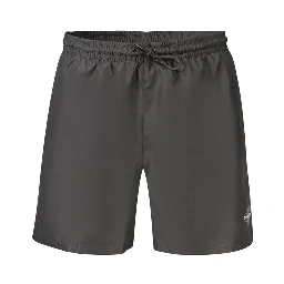 Black Polyester Men's Swimwear