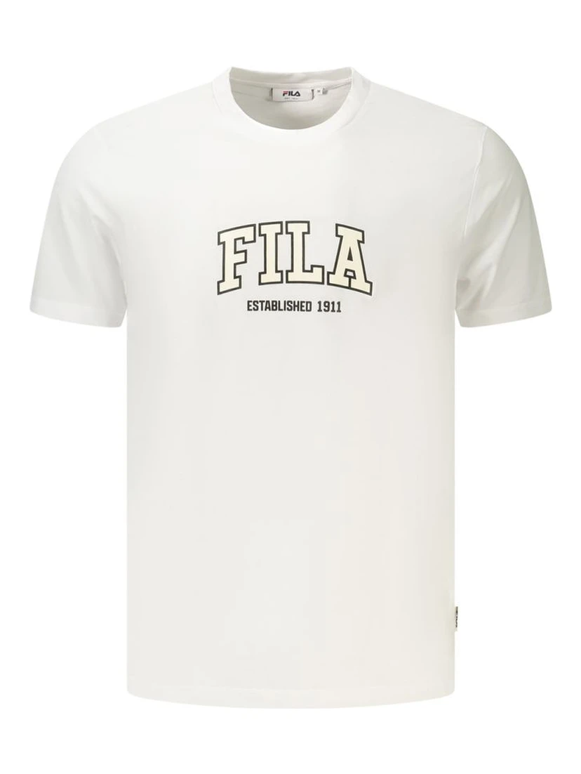 White Cotton Men's T-Shirt