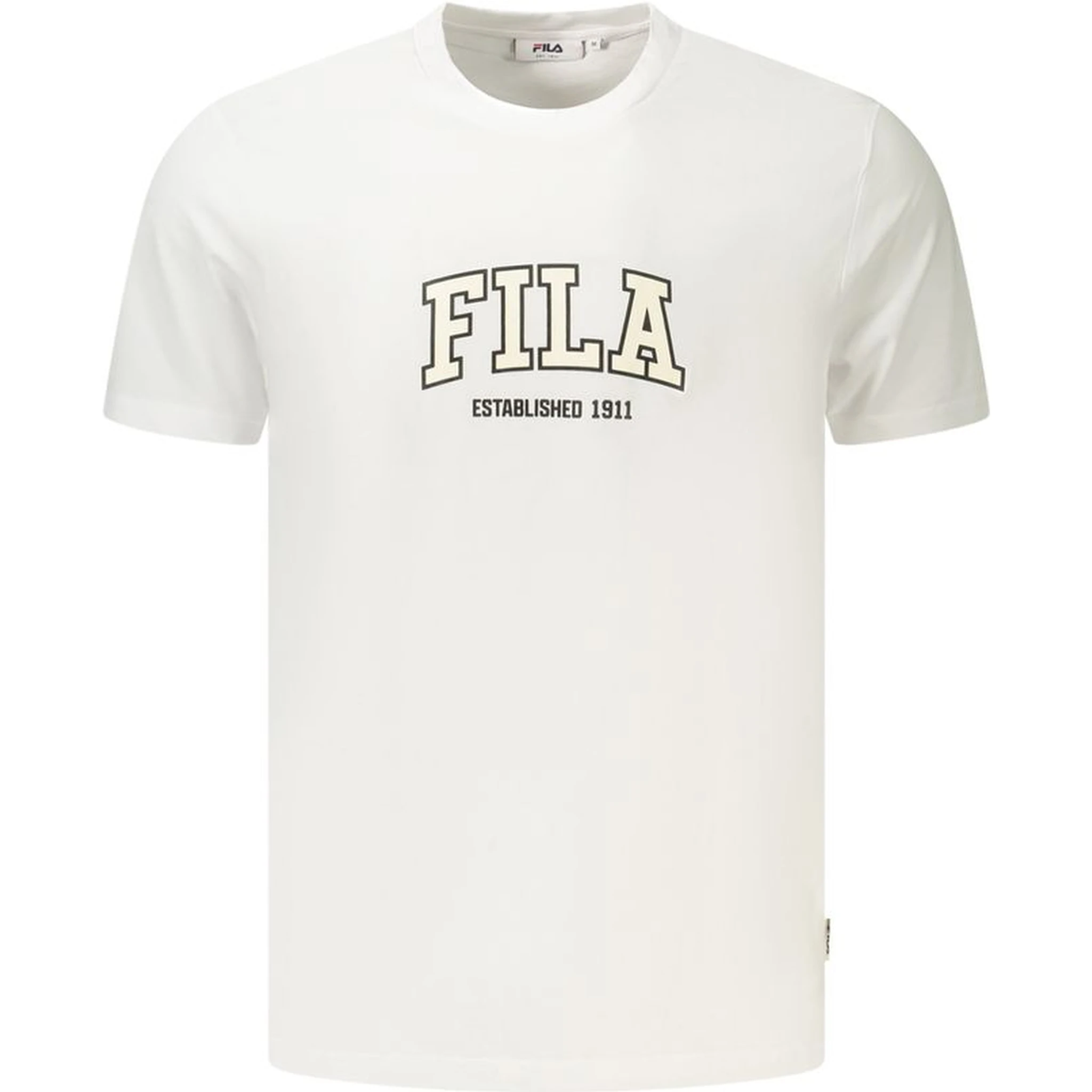 White Cotton Men's T-Shirt