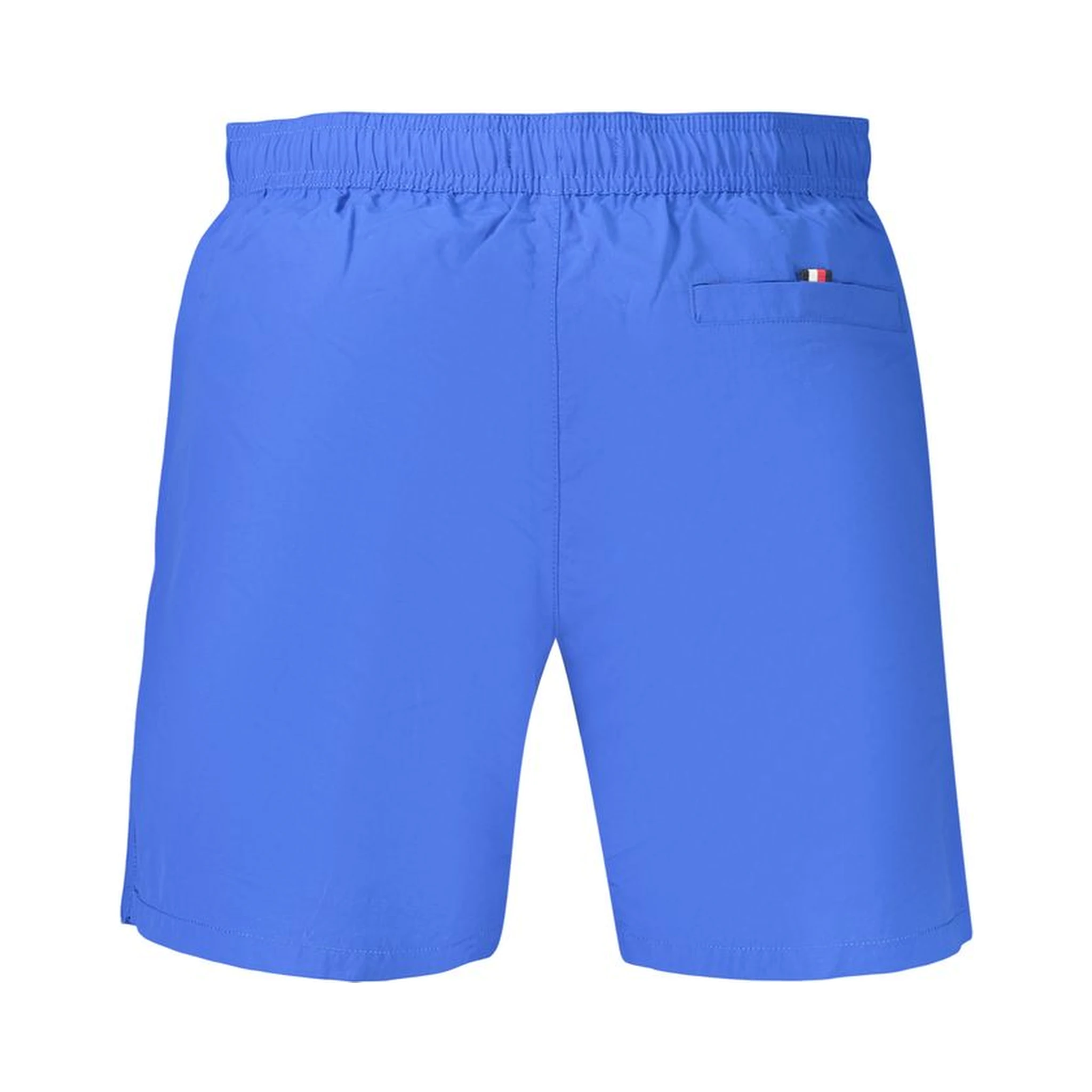Blue Polyester Men's Shorts