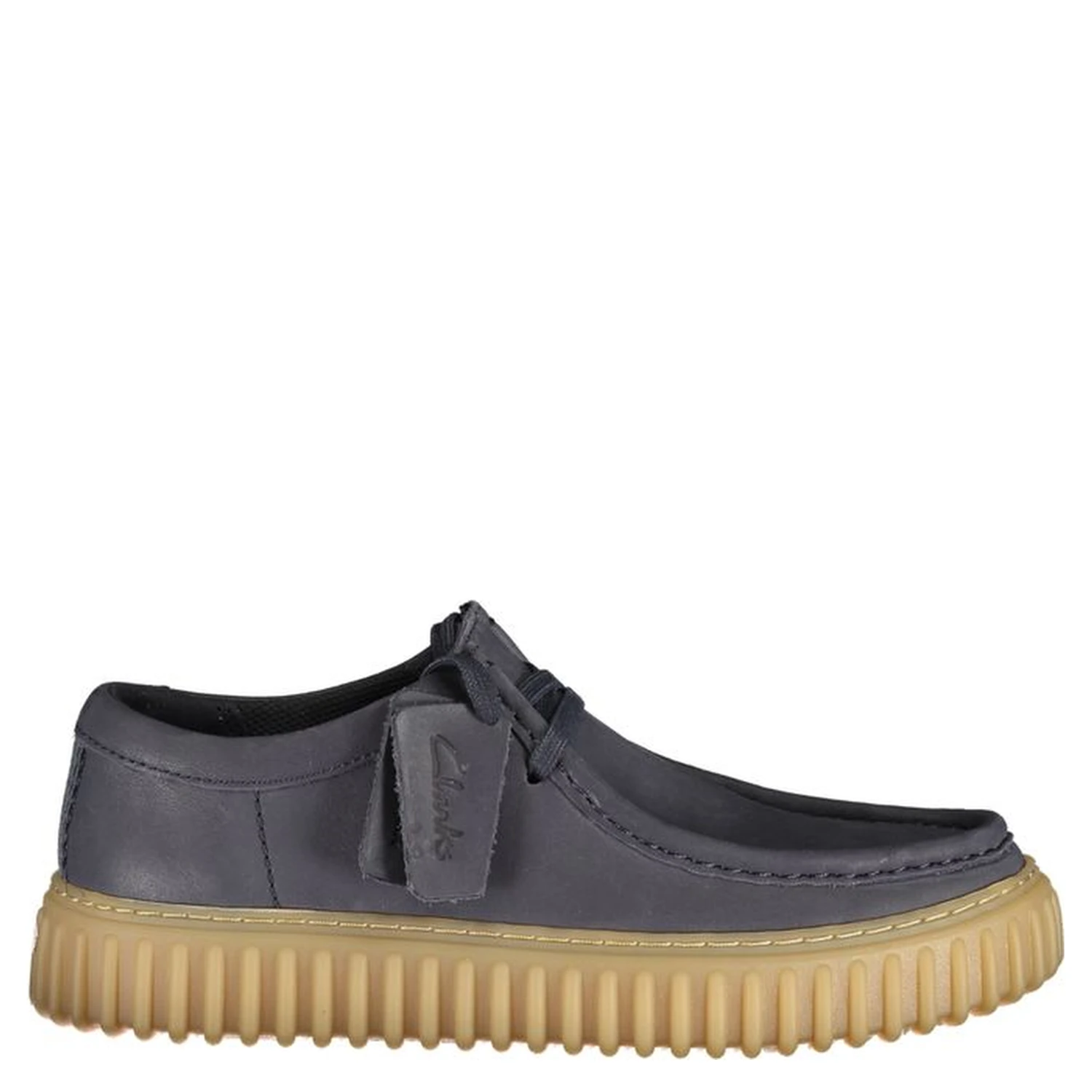 Blue Leather Men's Classic Shoe