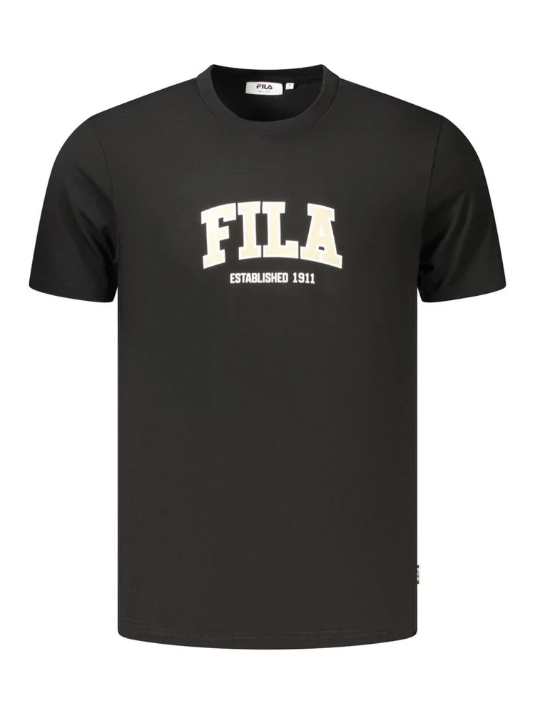 Black Cotton Men's T-Shirt