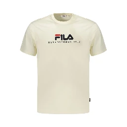 Beige Cotton Men's T-Shirt