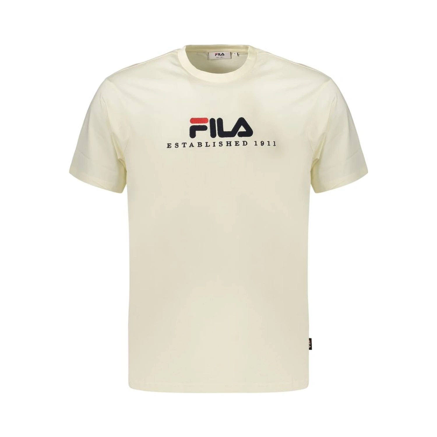 Beige Cotton Men's T-Shirt