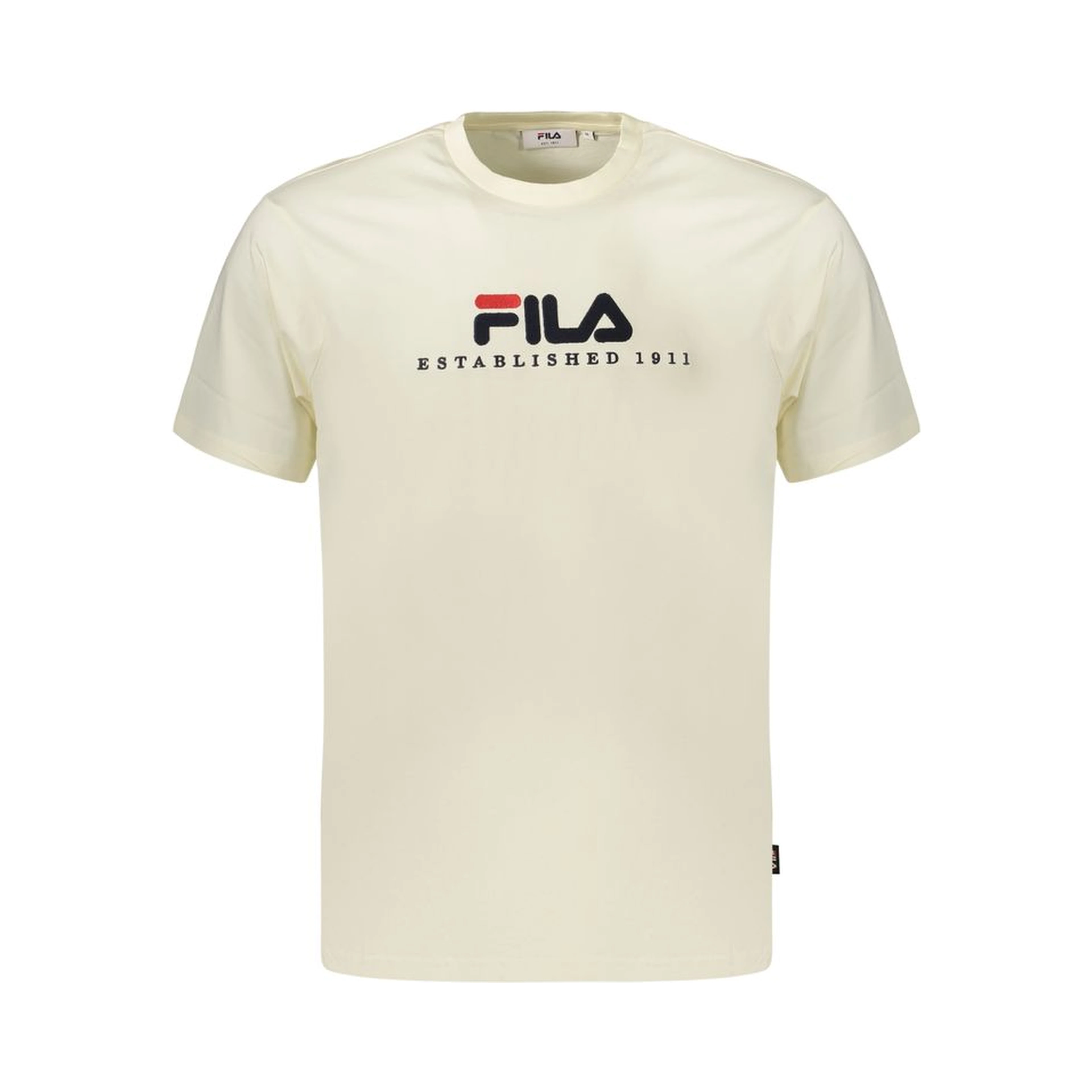 Beige Cotton Men's T-Shirt