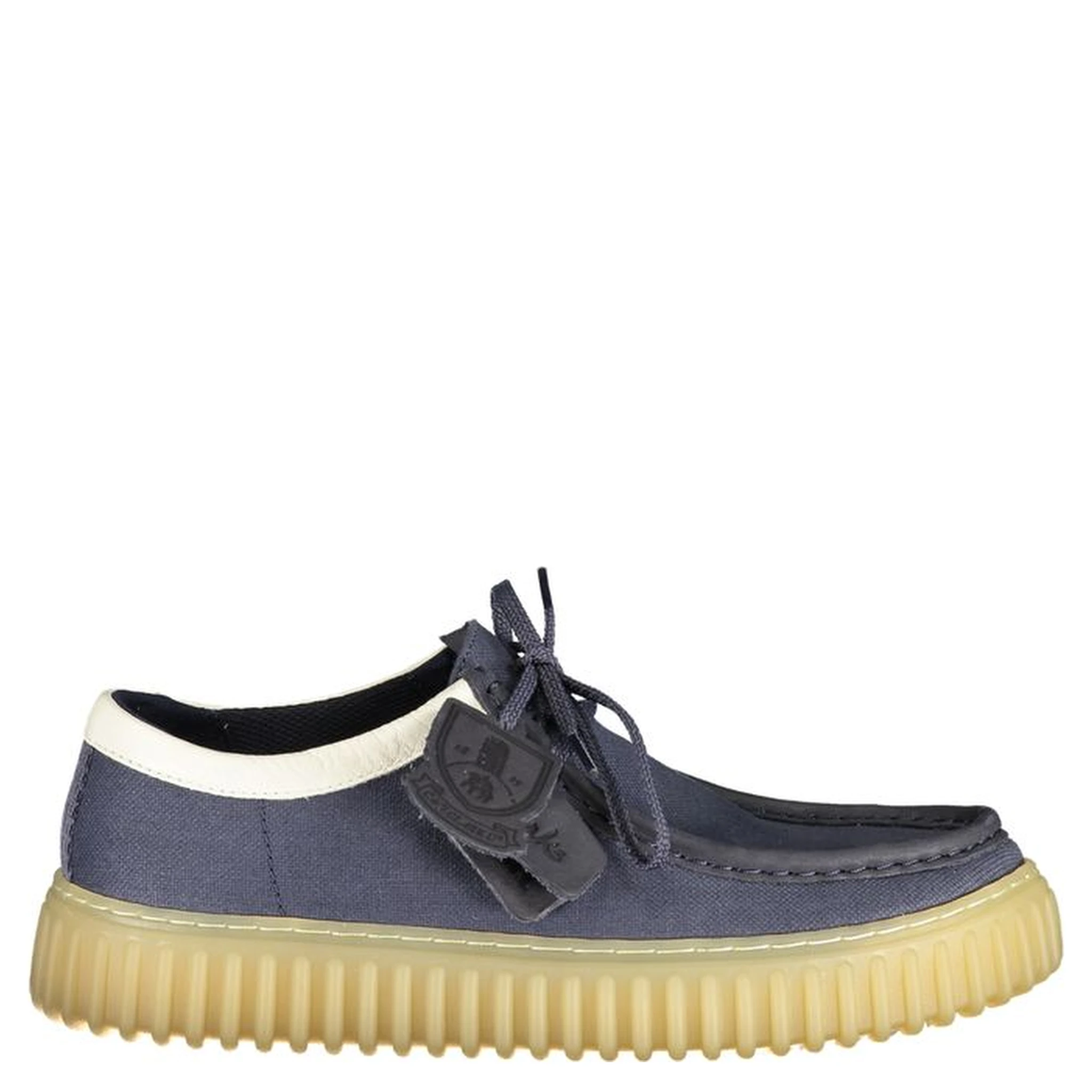 Blue Fabric Men's Shoe