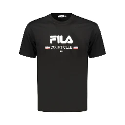 Black Cotton Men's T-Shirt