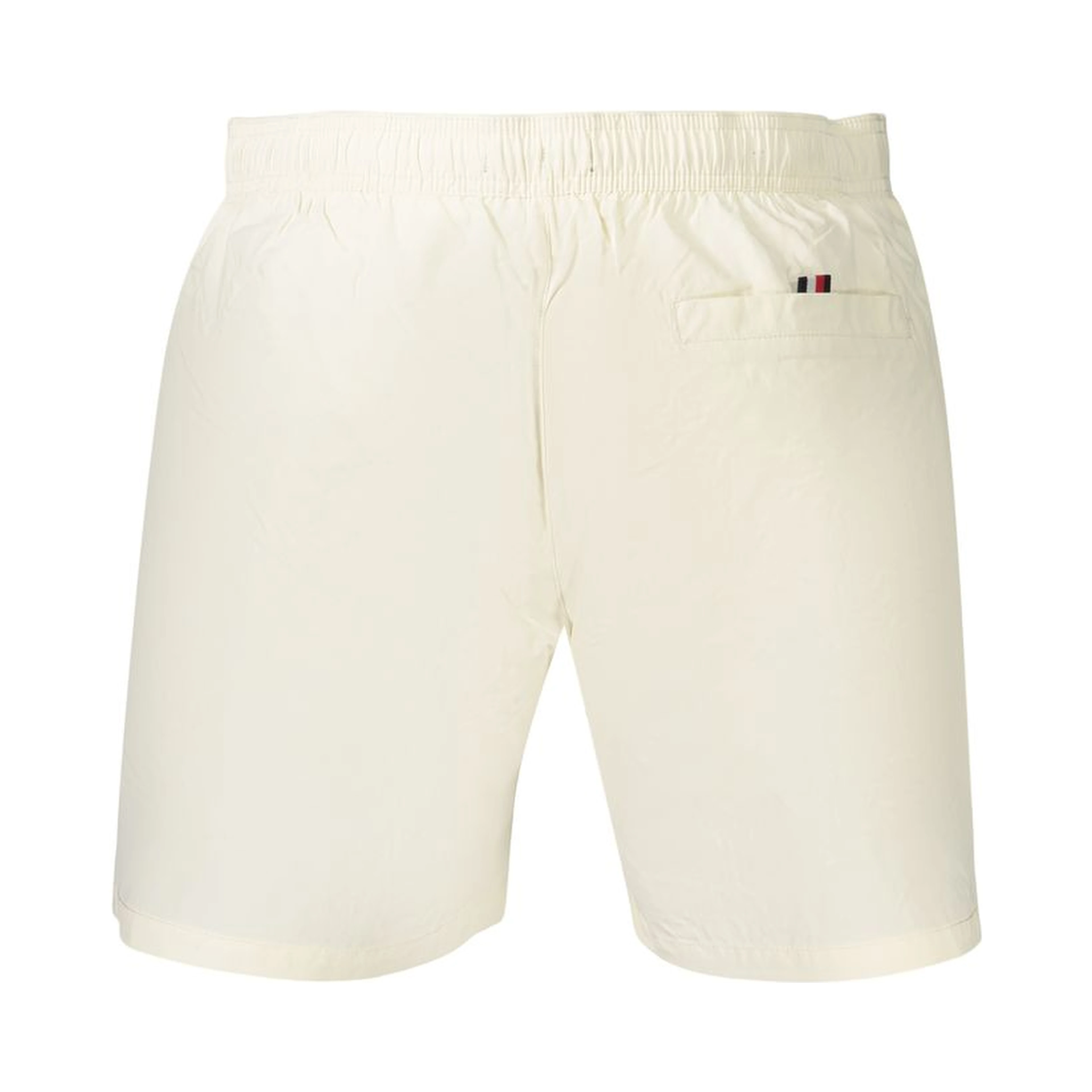 Beige Polyester Men's Short