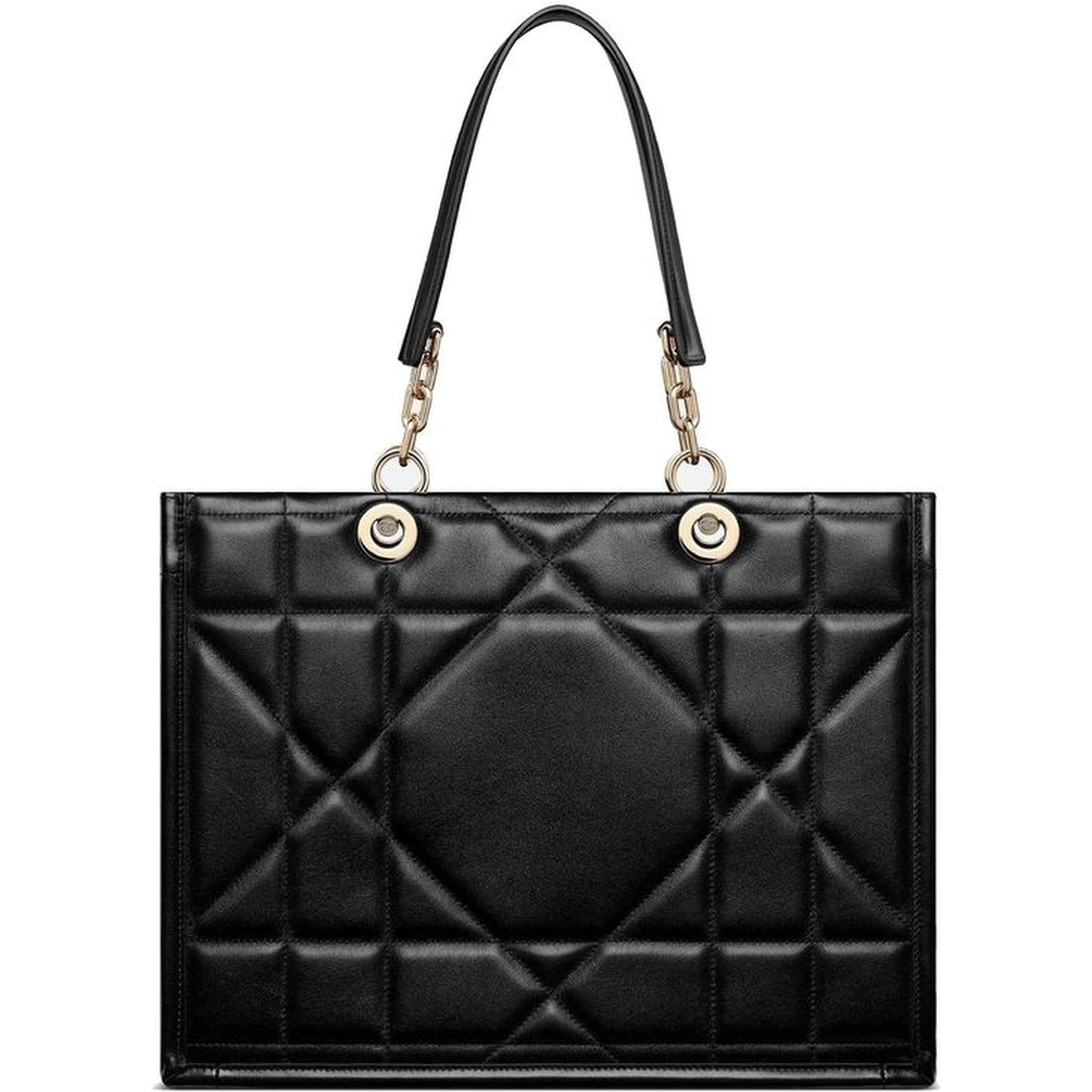 Black Leather Tote Bag