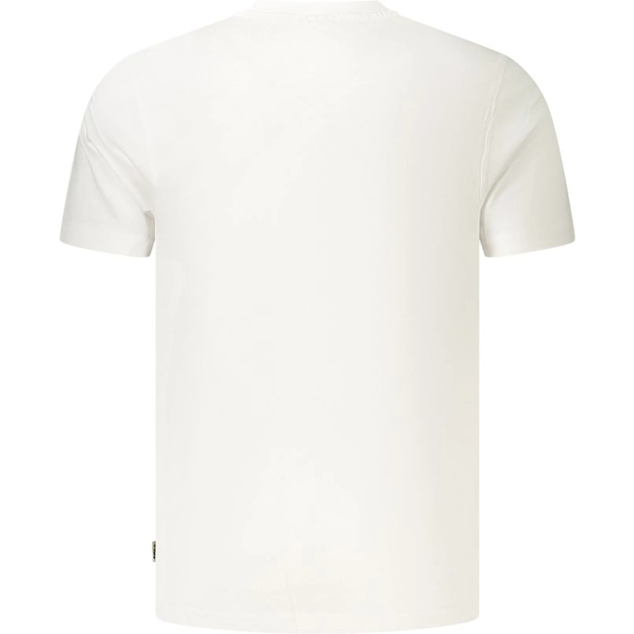 White Cotton Men's T-Shirt