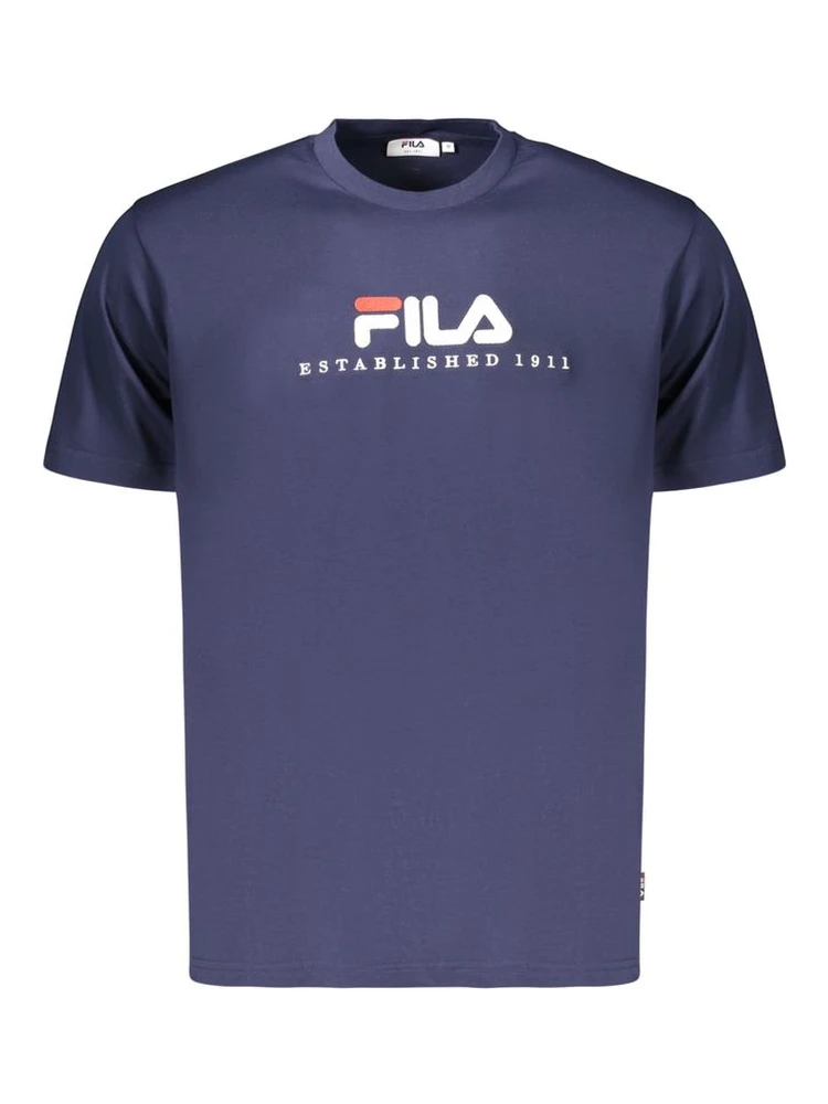 Blue Cotton Men's T-Shirt