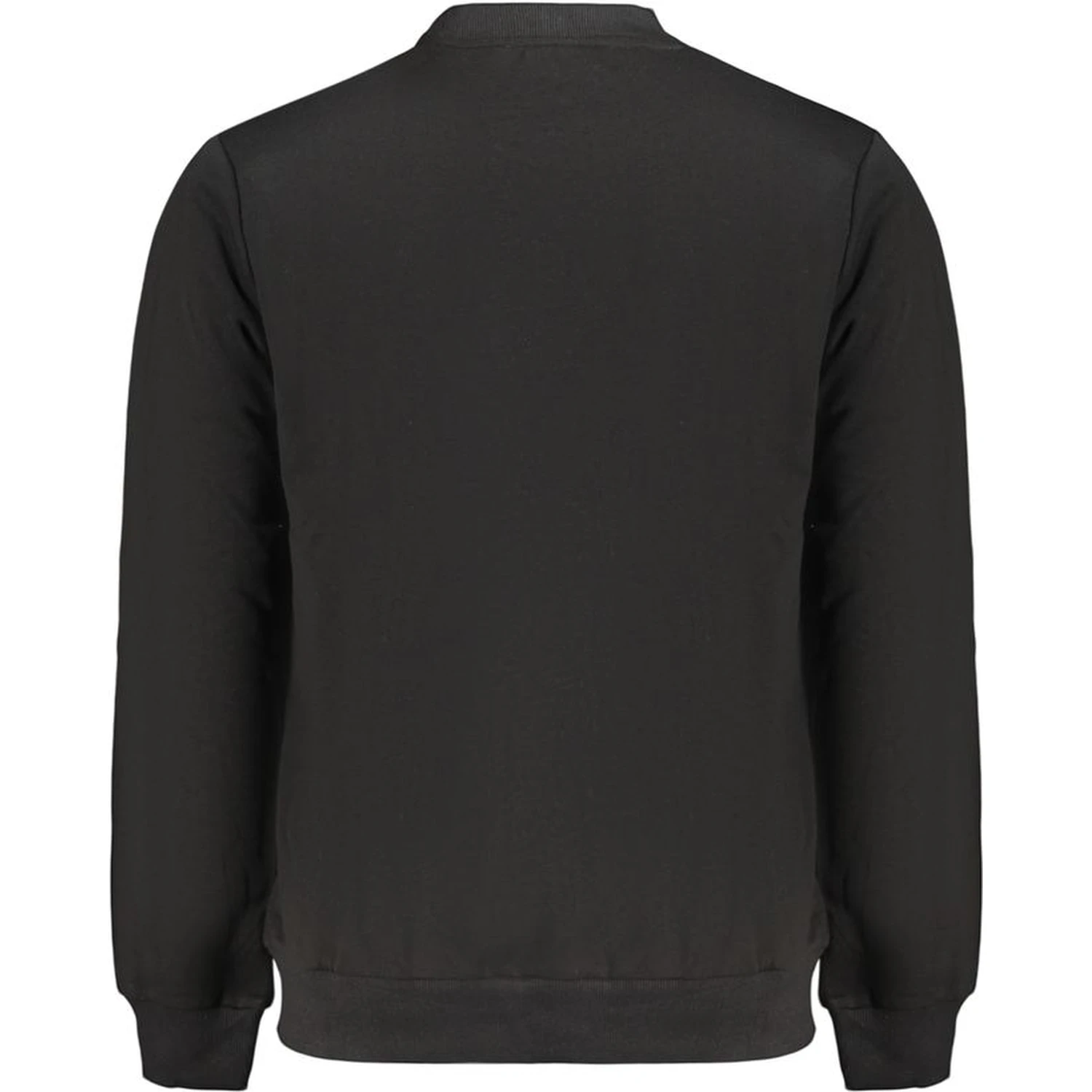 Black Cotton Men's Sweatshirt