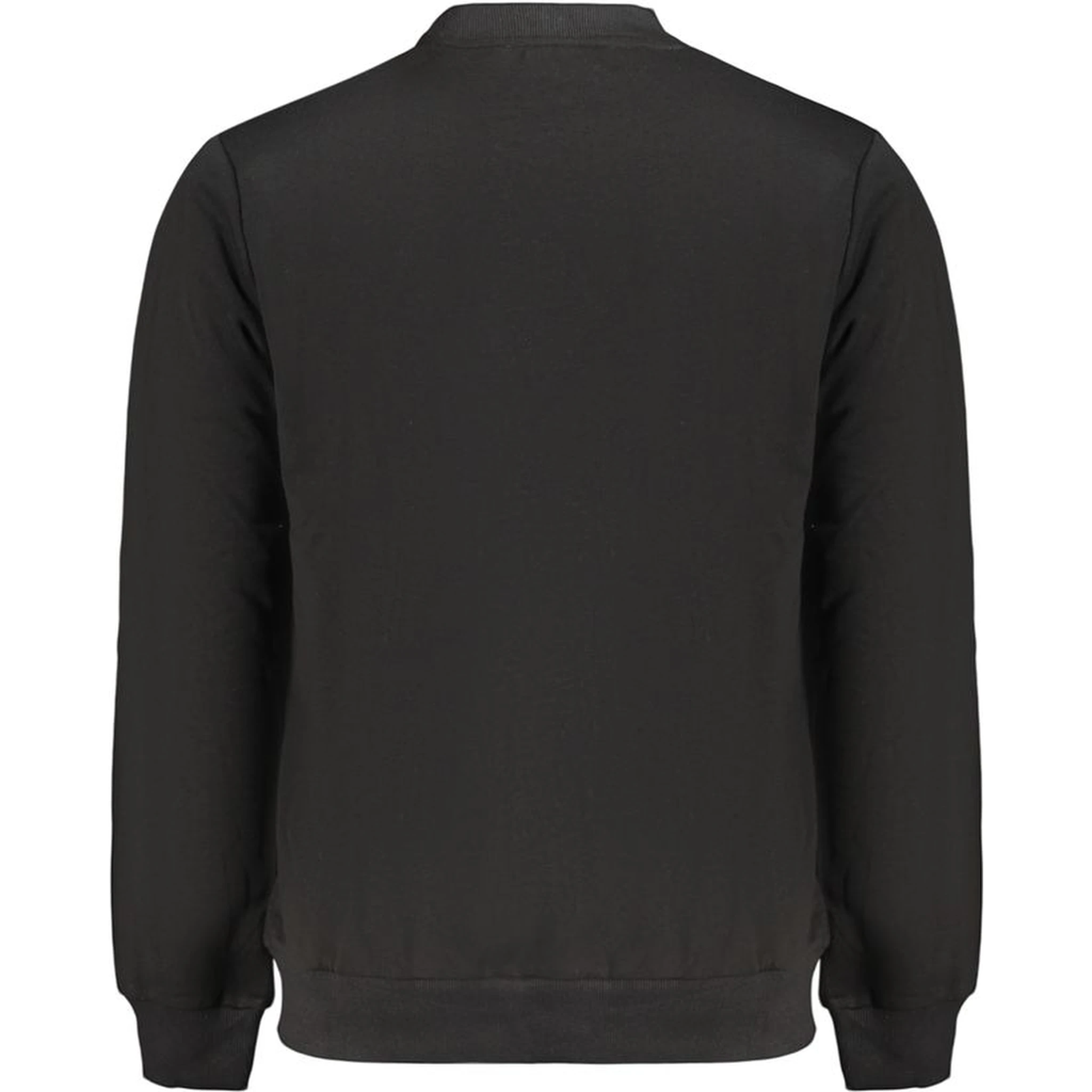 Black Cotton Men's Sweatshirt