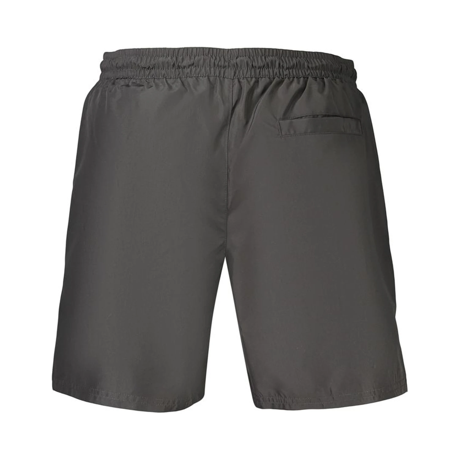 Black Polyester Men's Swimwear