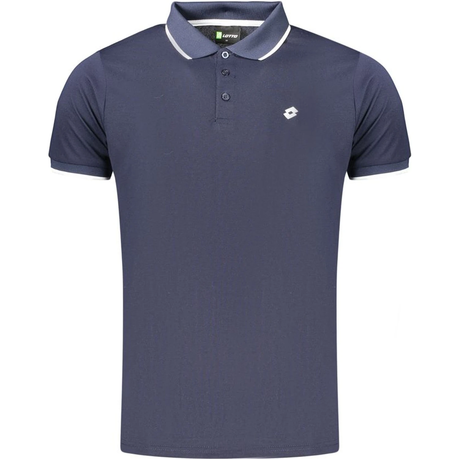 Blue Polyester Men's Polo Shirt