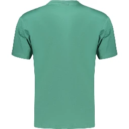 Green Cotton Men's T-Shirt
