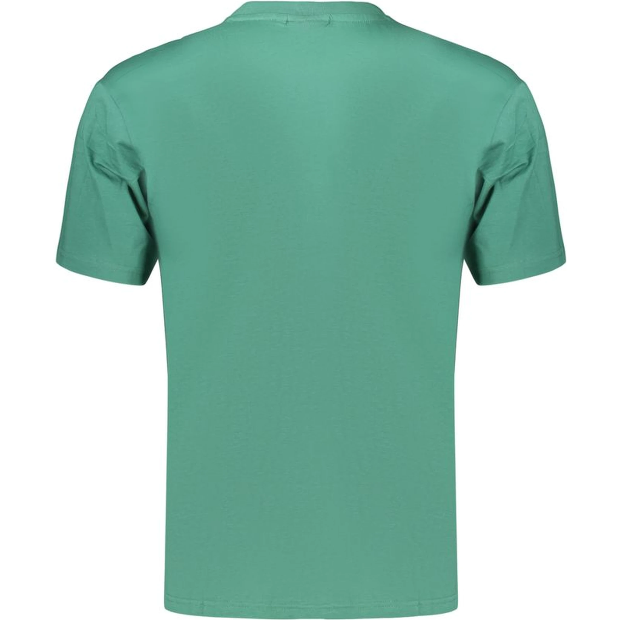 Green Cotton Men's T-Shirt