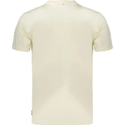 Beige Cotton Men's T-Shirt