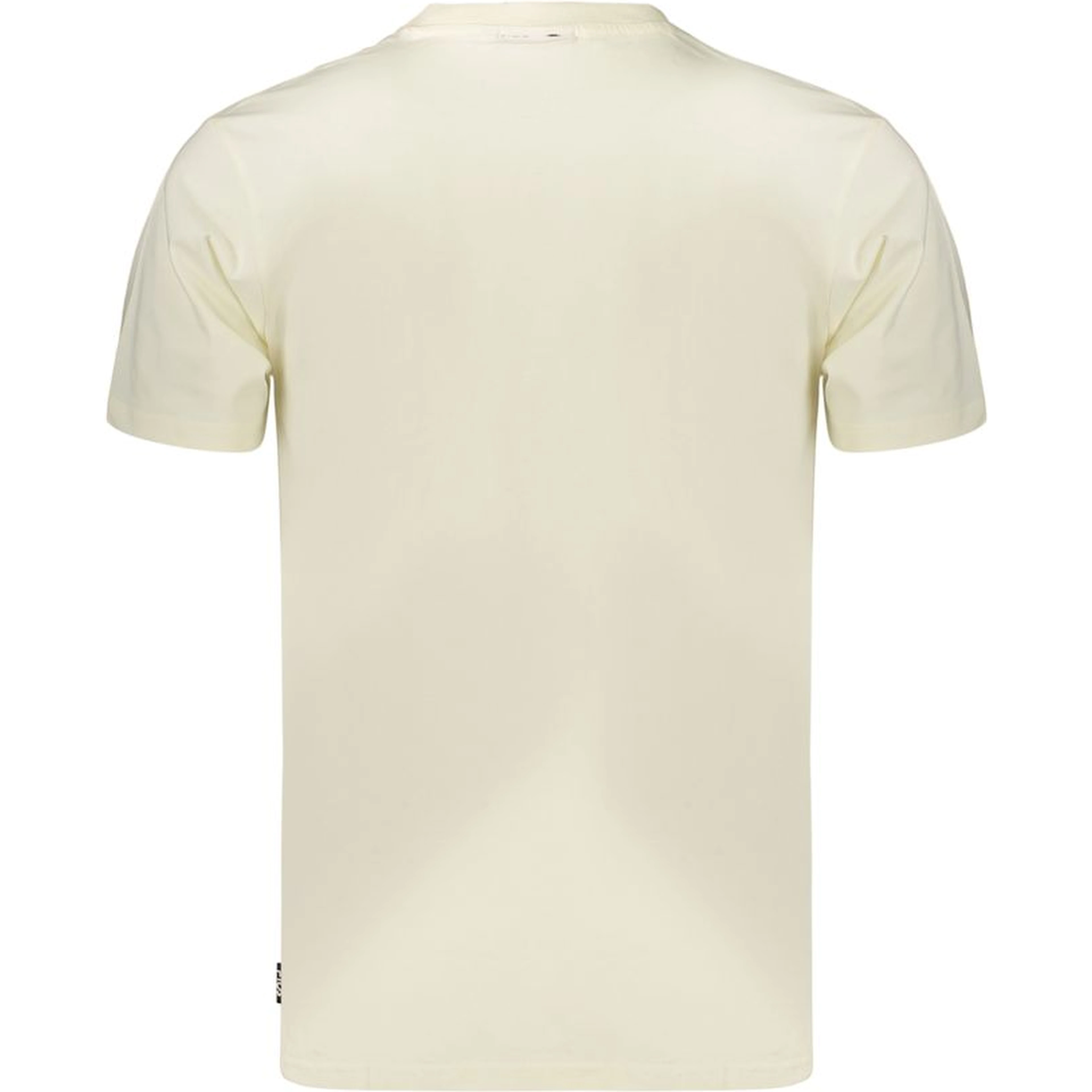 Beige Cotton Men's T-Shirt