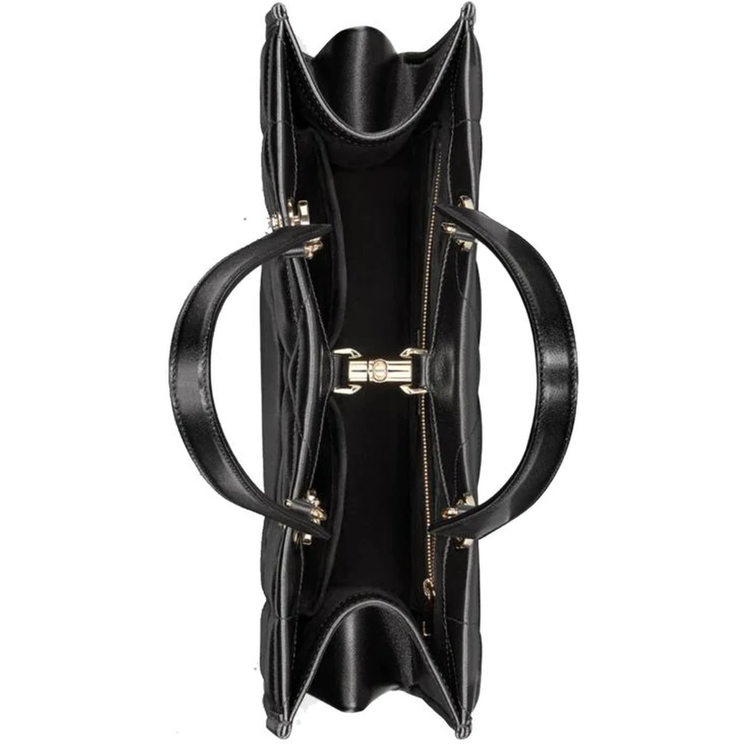 Black Leather Tote Bag