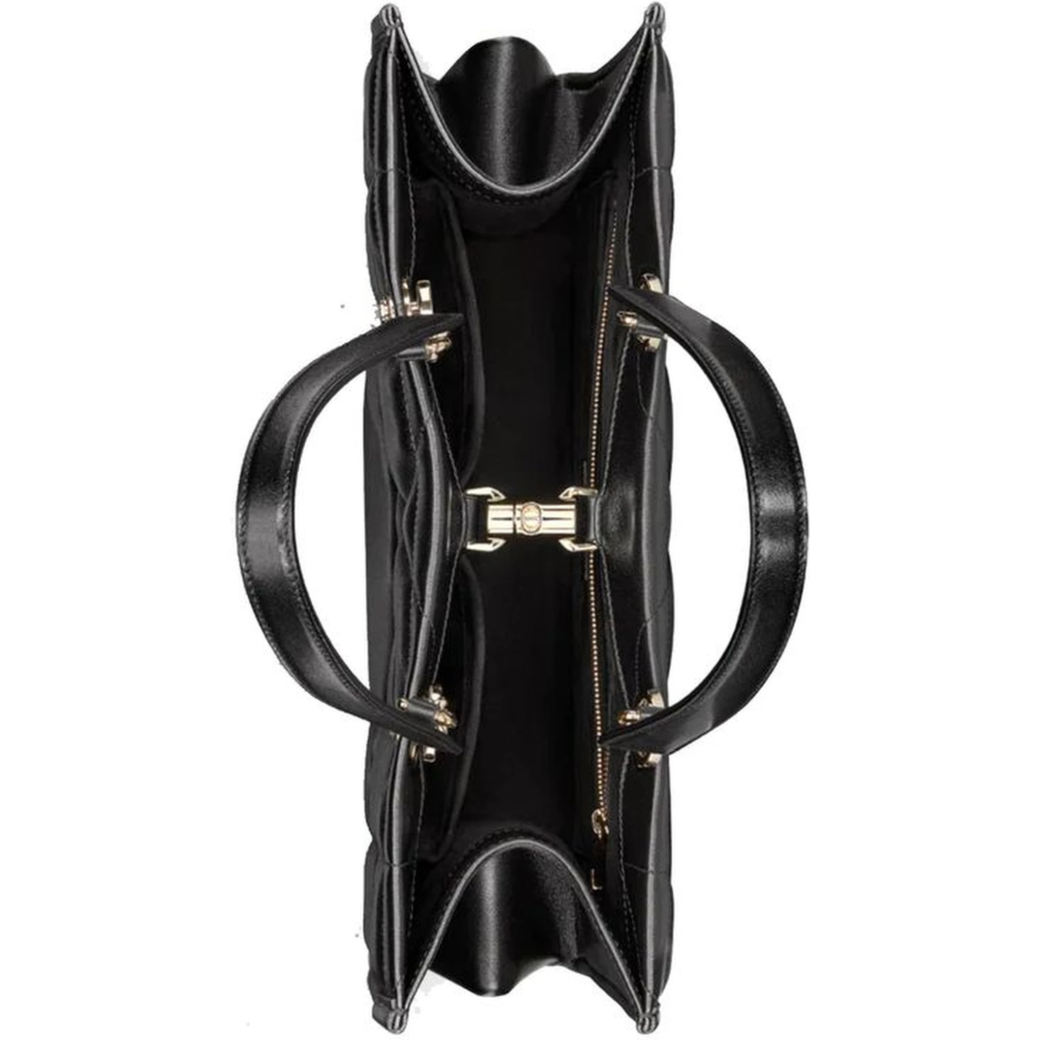 Black Leather Tote Bag