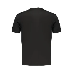 Black Cotton Men's T-Shirt